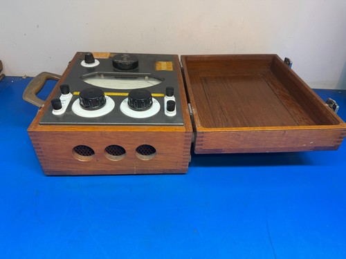 Vintage Cambridge Portable Multi Range Wattmeter in wooden box No L 710128 - Picture 9 of 15