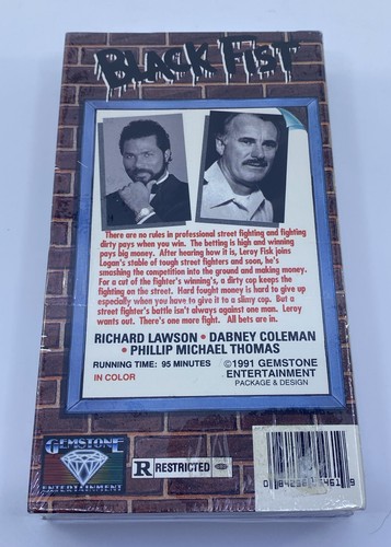 BLACK FIST VHS SEALED Phillip Michael Thomas Dabney Coleman 1991 Exploitation - Imagen 3 de 10