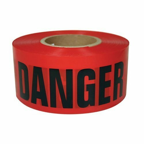 RK High-Visibility Safety Barricade Danger Tape, CautionTape 3" x 1000Feet - Picture 4 of 4