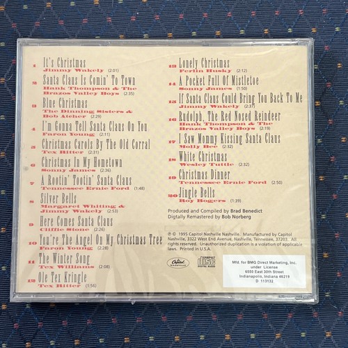 CD Christmas on the Range Cowboy Classics From Capitol Nashville D113132 1995 - Bild 2 von 2