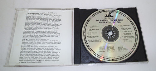 Saubere frühe Ausgabe Marshall Tucker Band Where We All Belong CD AJK Musik * getestet - Bild 2 von 3