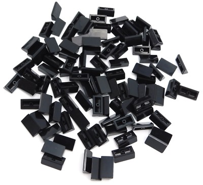 Lego Lot of 100 New Black Slope Sloped 30 1 x 2 x 2//3 Pieces Parts