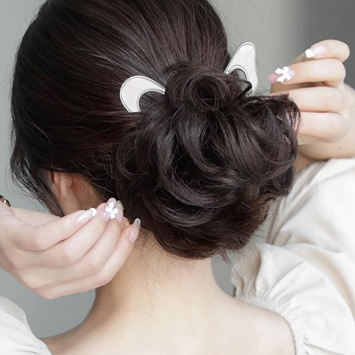 4 Stück Haarnadeln, Haarspangen Mädchen U Förmige Haarnadeln Hochsteckfrisuren Z - Bild 7 von 7