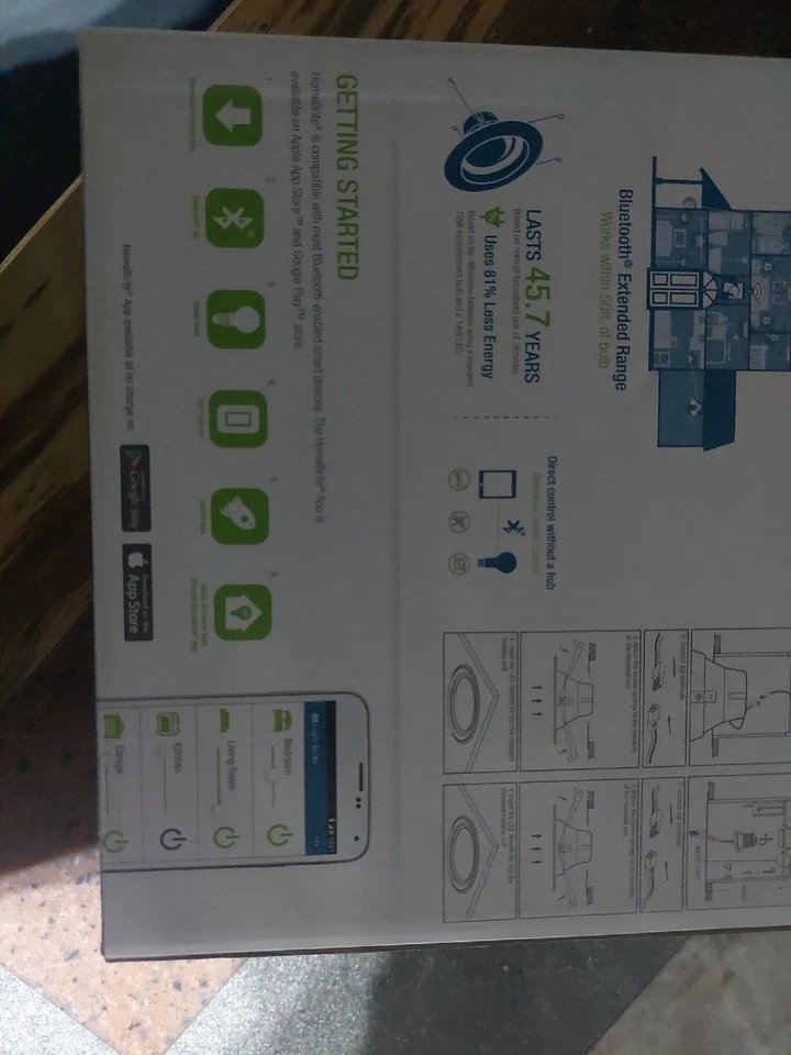 FEIT HomeBrite Smart Bluetooth LED 5-6" Recessed Retrofit Light Kit 75w - Image 4 of 4