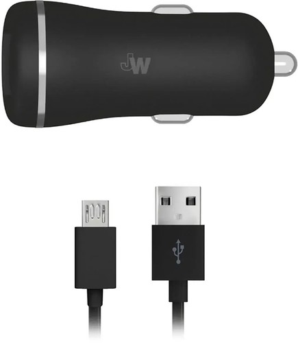 Just Wireless Micro USB Port Dual Car Charger Samsung Motorola Nokia LG HTC - Picture 3 of 3