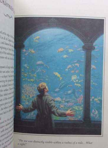 Jules Verne 20,000 LEAGUES UNDER THE SEA First Thus Armes Color Illustrations YA - Picture 5 of 5