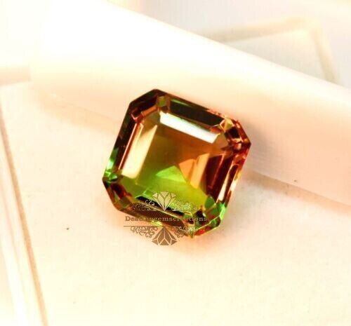 Natürlicher zertifizierter Asscher Cut 9,60 Ct farbwechselnder Alexandrit loser Edelstein - Bild 1 von 5