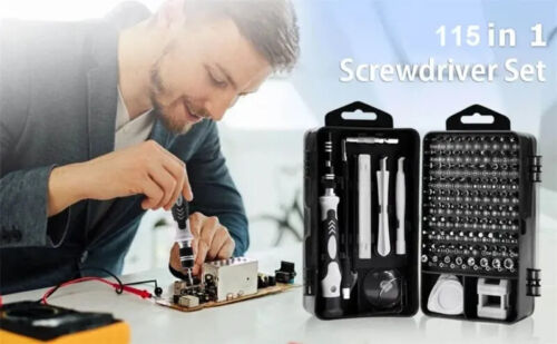 New Electronics Screwdriver Precision Professional Magnetic Repair 115 in 1 Set - Picture 7 of 15