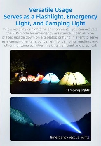 Lampe Torche Rechargeable Klarus A3 – 2200 Lumens – Focus réglable - Imagen 21 de 24