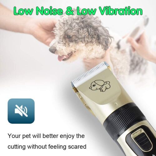 Cordless Electric Pet Dog Cats Grooming Clippers Low Noise Shaver Trimmer Kit GB - Picture 6 of 12