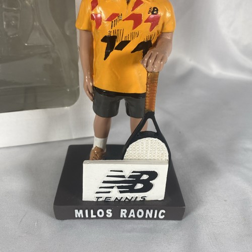 Milos Raonic Tennis Bobblehead New Balance Promo 7” Bobble Head Nodder in Box - Picture 2 of 6