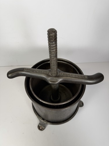 Vintage Juicy Fruit Press No.3 Cast Iron 3 Qt O.P. Schriver Co. Cincinnati OH - Picture 3 of 8