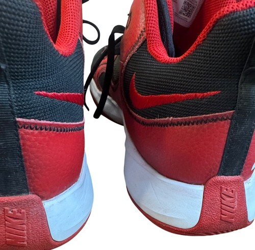 Size 13 Nike Fly By Mid 2 Mens Size 13 Black Red Basketball Shoes Sneakers .LOGO - Picture 14 of 15