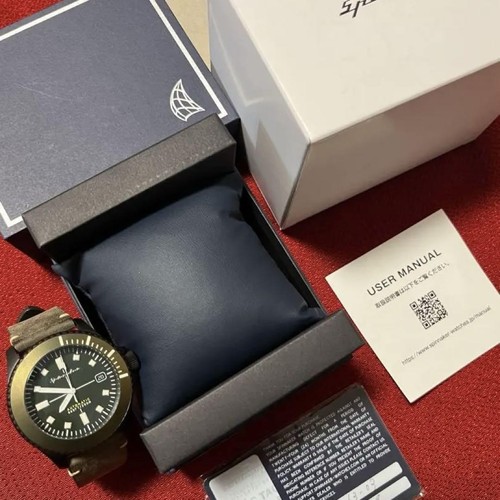Spinnaker Bradner SP-5063-03 Automatic Green Dial 42mm Leather Strap Watch - Picture 2 of 10