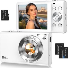 Digital Camera,Autofocus 4K Vlogging Camera f...