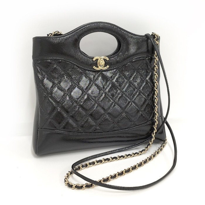 CHANEL 31 Leather Chain Shoulder Bag AS4133 792644