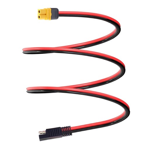XT60 Extension Cable 12AWG 3.3ft SAE to XT60 Female Adapter Cable Charger Sol... - Picture 2 of 6