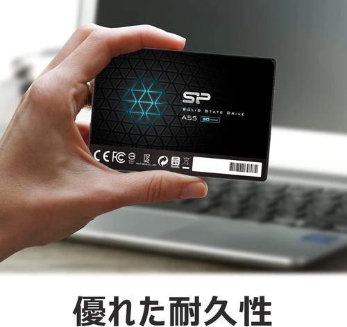 Silicon Power-512GB SSD 3D NAND A55 SLC Cache Performance Boost SATA III 2.5" 7m - Picture 9 of 9
