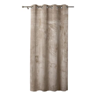 Ösenvorhang Velvet - Polyester - Beige - 140 x 270 cm - Bild 1 von 4