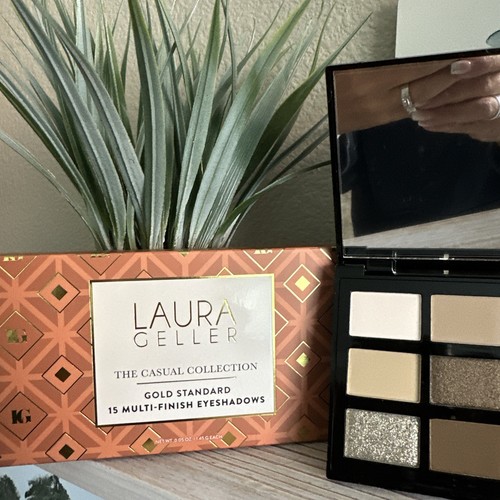 NIB Laura Geller The Casual Collection Gold Standard 15 Multi Eyeshadow Palette - Picture 3 of 7