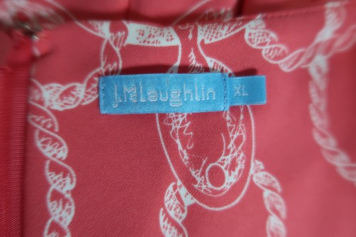 J. McLaughlin All Over Print Sleeveless Dress Womens Sz XL Beach Casual Summer - Picture 2 of 10