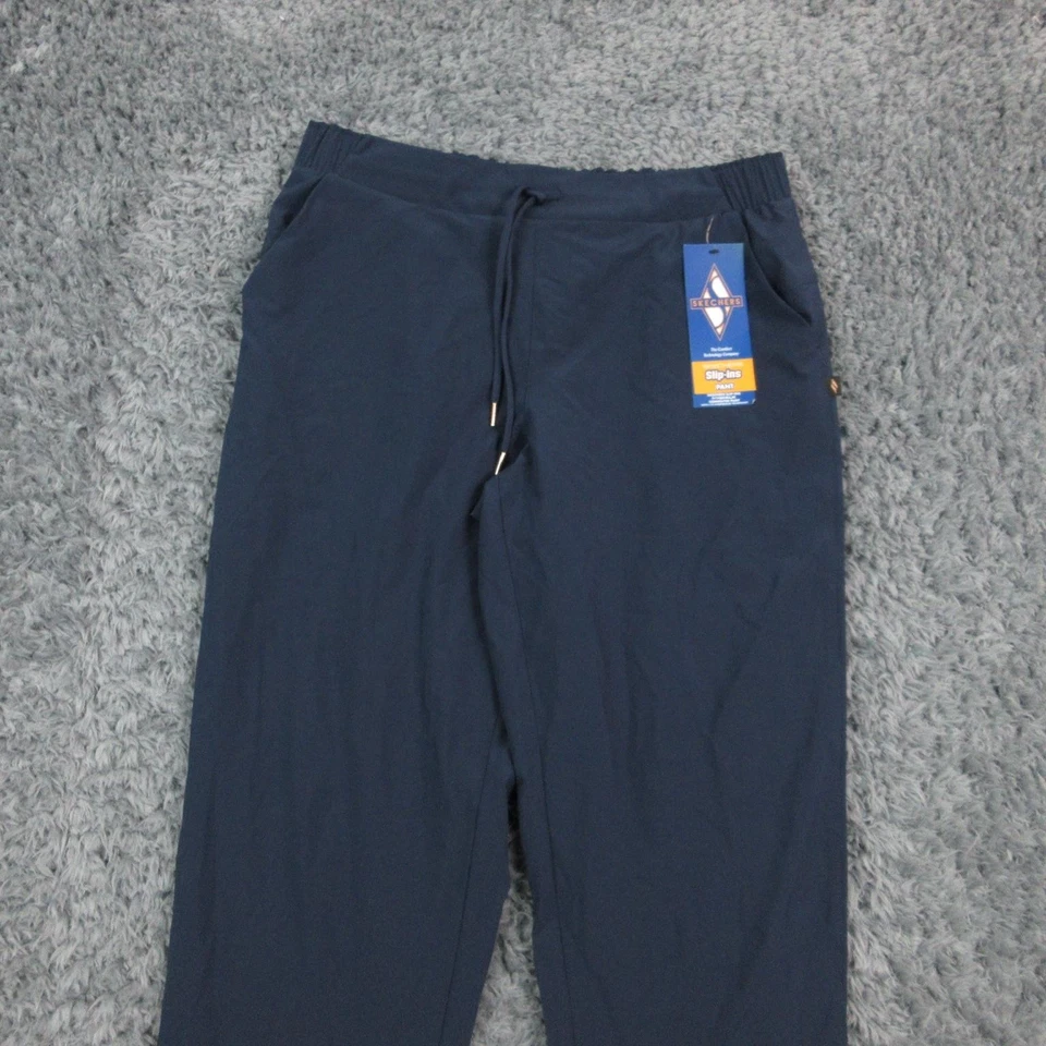 Pantalones de cercanías Skechers sin cordones E-Walk para hombre grandes azul marino SKECHWEAVE 32x27,5* nuevos con etiquetas Foto 2 de 4