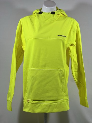 Grundens 20038-730-0014 NEW Men's Kryall Hoodie Hi-Vis Yellow SIZE M - Picture 1 of 24