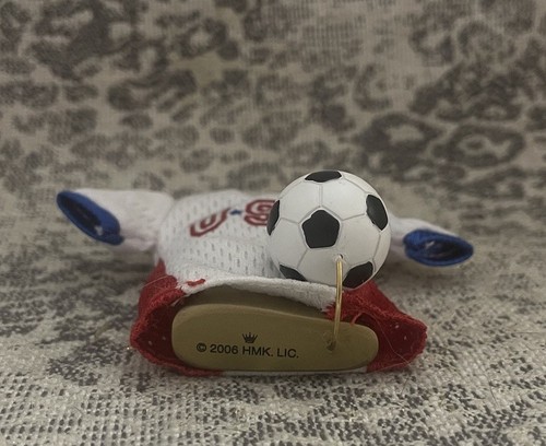 GET YOUR KICKS USA SOCCER Jersey and Ball Hallmark Keepsake Ornament Dated 2006 - Picture 3 of 4