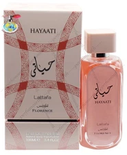 Hayaati Florence By Lattafa 3.4/3.3 Eau De Parfum Spray For Women New In Box