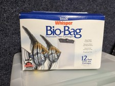 Tetra Whisper Bio-Bag Disposable Filter Cartridges, Medium, 12-Count Unassembled