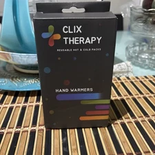 Clix Therapy Reusable Hot & Cold Packs Compress Hand Warmers 4-Pack NIB