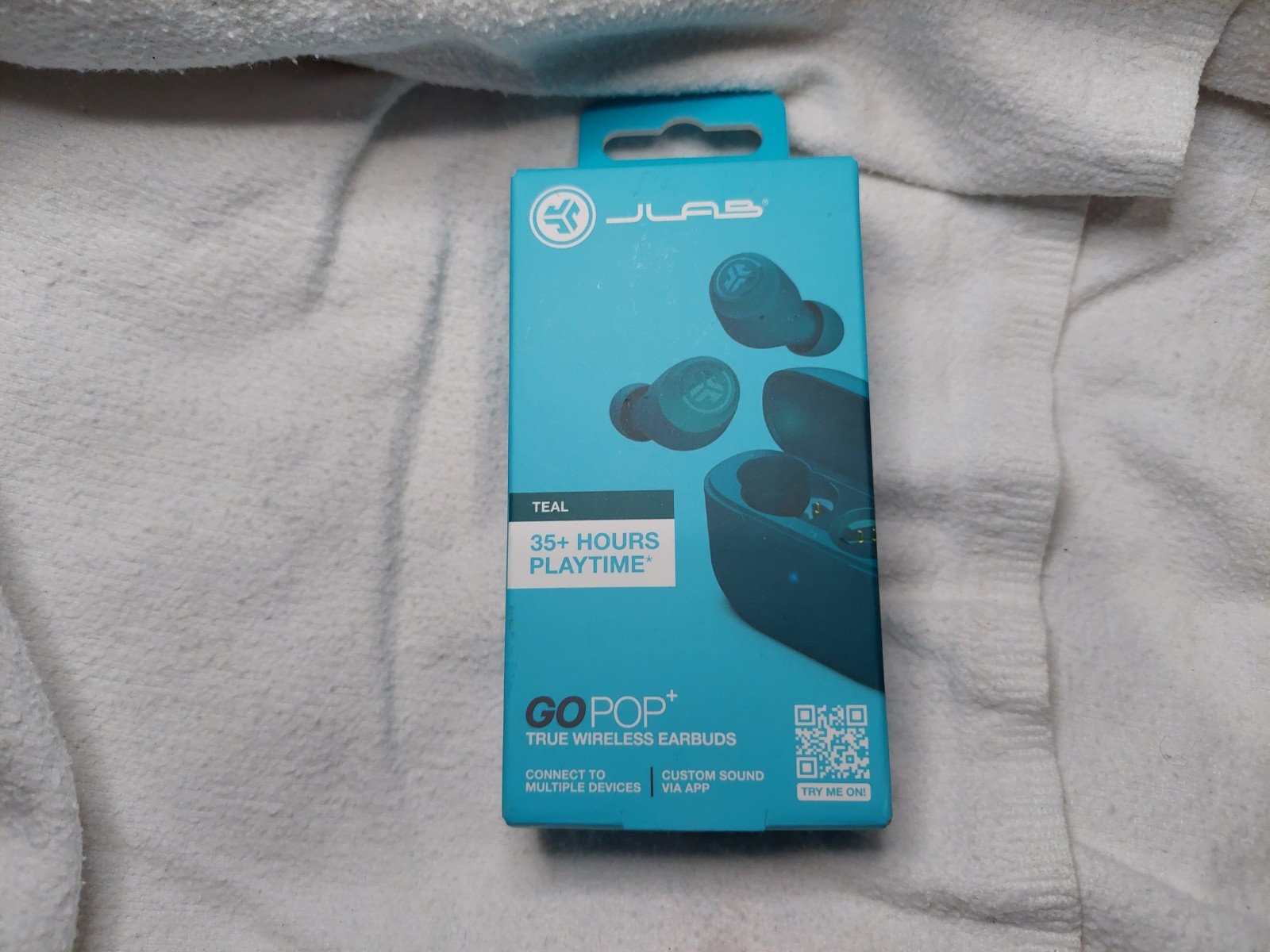 NEW JLab- Go Air Pop True Wireless Bluetooth Earbuds TEAL, 32 Hours of Playtime
