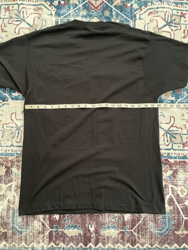 vintage 80s TOXIC WASTE SKELETON CARTOON PAPER THIN T-Shirt Size Large - Picture 5 of 6