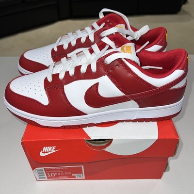 BNIB Nike Dunk Low USC Red White DD1391-602 Men s 10.5