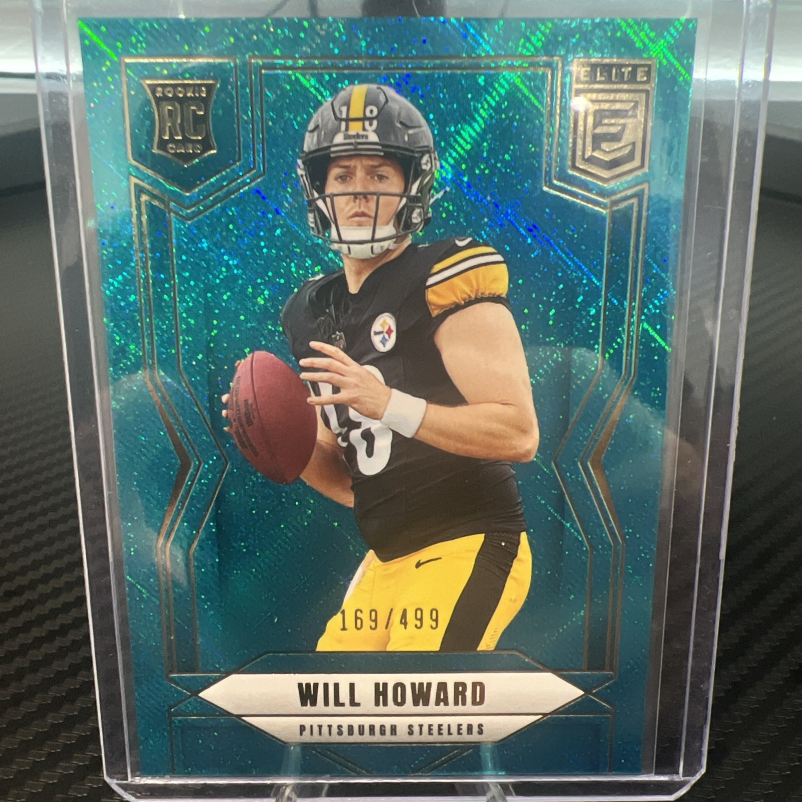 2025 Panini Donruss Elite - Rookies Will Howard #150 Teal Matrix /499 (RC)
