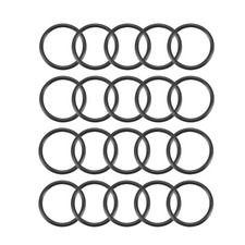 20 Pcs Black Rubber Oil Seal O Ring Sealing Gasket Washer 23x19x2mm