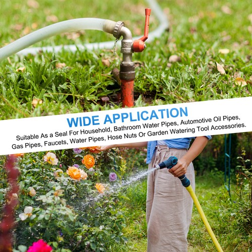 M4 4mmID 12mmOD Nylon Flat Washers Round Flat Plain Washer White, Pack of 100 - Imagen 7 de 7