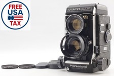 Blue Dot Opt MINT w/Hood MAMIYA C330 PRO TLR Film Camera 80mm f2.8 From JAPAN