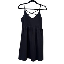 Wild Fable NWT small ribbed Black Strappy Mini Dress
