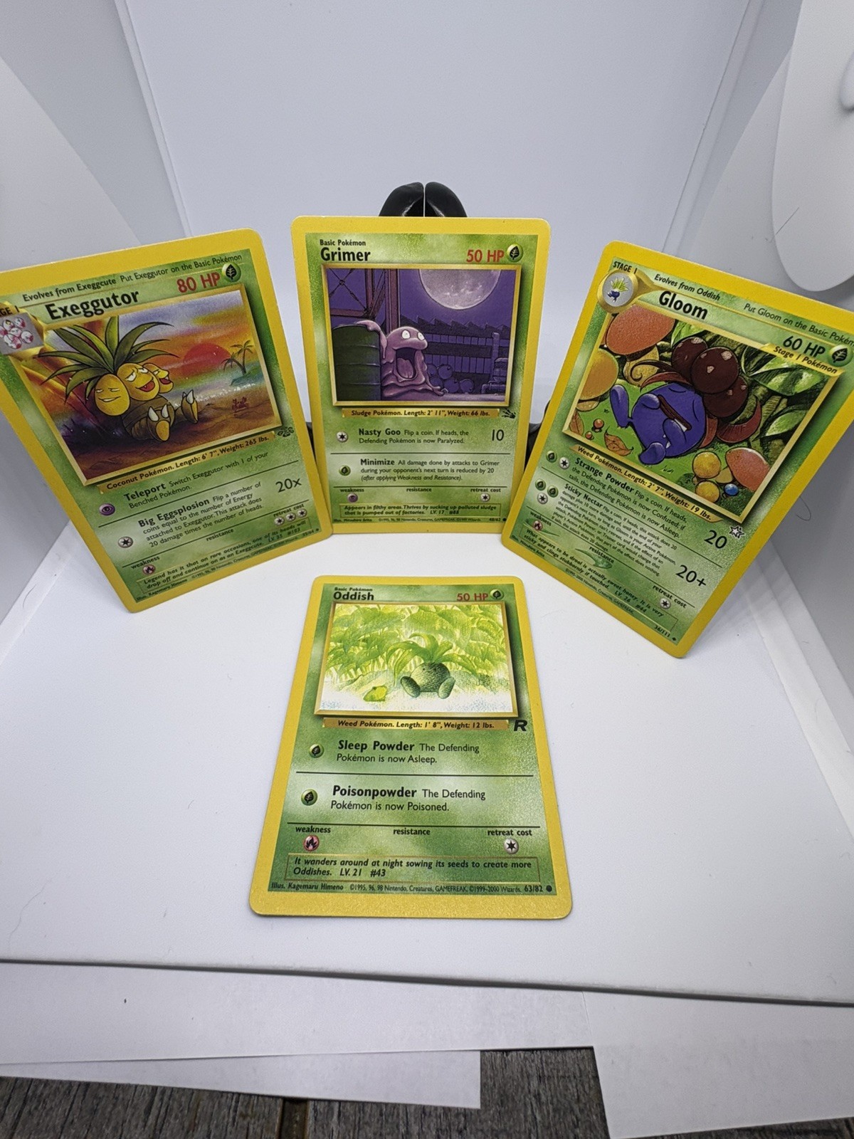 Pokemon TCG Gloom 36/111 Neo Genesis Grimer 48/62 Fossil Exeggutor 35/64 Jungle