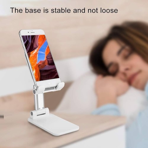 Phone Desk Holder Stand Foldable Desktop Table Mount For Mobile Tablet Universal - Picture 8 of 9