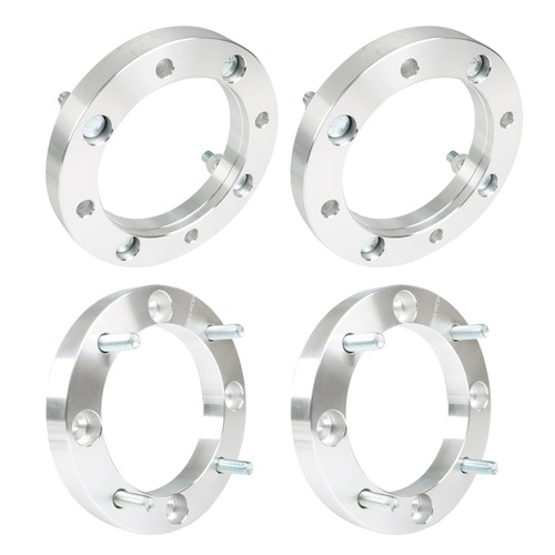 For 2015 Polaris RZR 4x156 1" 131mm M12x1.5 Wheel Spacers Silver 4Pcs - Picture 5 of 9