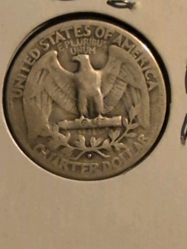 Cuarto de plata Washington 1932 D fecha clave Denver sin certificación    - Imagen 2 de 9