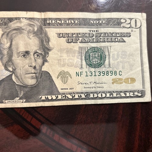 DOUBLE  PAIRS-REPEATER-$20 BILL (2017) AMAZING DIGIT NUMBERS NF 13139898 C.  - Picture 7 of 7