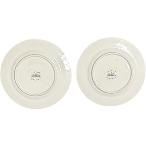Pair Of Redoute Roses Roy Kirkham 8" Salad Plates Bone China Made In England - Picture 4 of 6