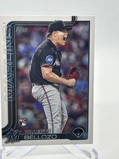 2025 Topps Series 2 Valente Bellozo #458 (RC) Florida Marlins