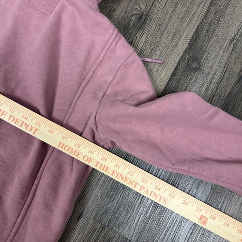 Figs Sweatshirt jacket Women's Size Medium mauve Full Zip Hoodie Scrub Jacket On - Picture 6 of 6