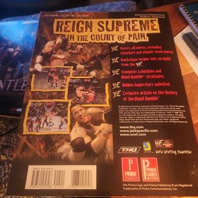 WWF Royal Rumble Prima Official Strategy Guide Sega Dreamcast THQ