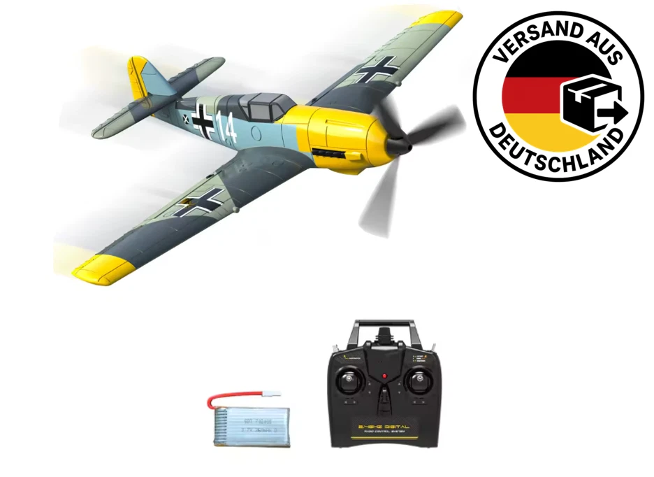RC Flugzeug BF109 Volantex 4-Kanal XPILOT Kunstflug Profi & Anfänger – NEU