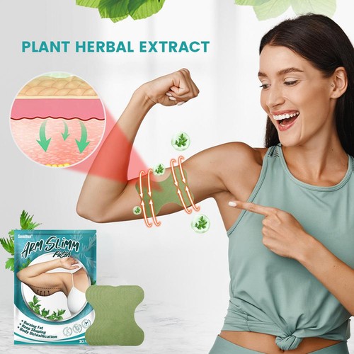 Arm Slimm Herbal Patch 10Pcs Body Burning Fat Plaster Hand Leg Slim Sticker - Picture 5 of 11